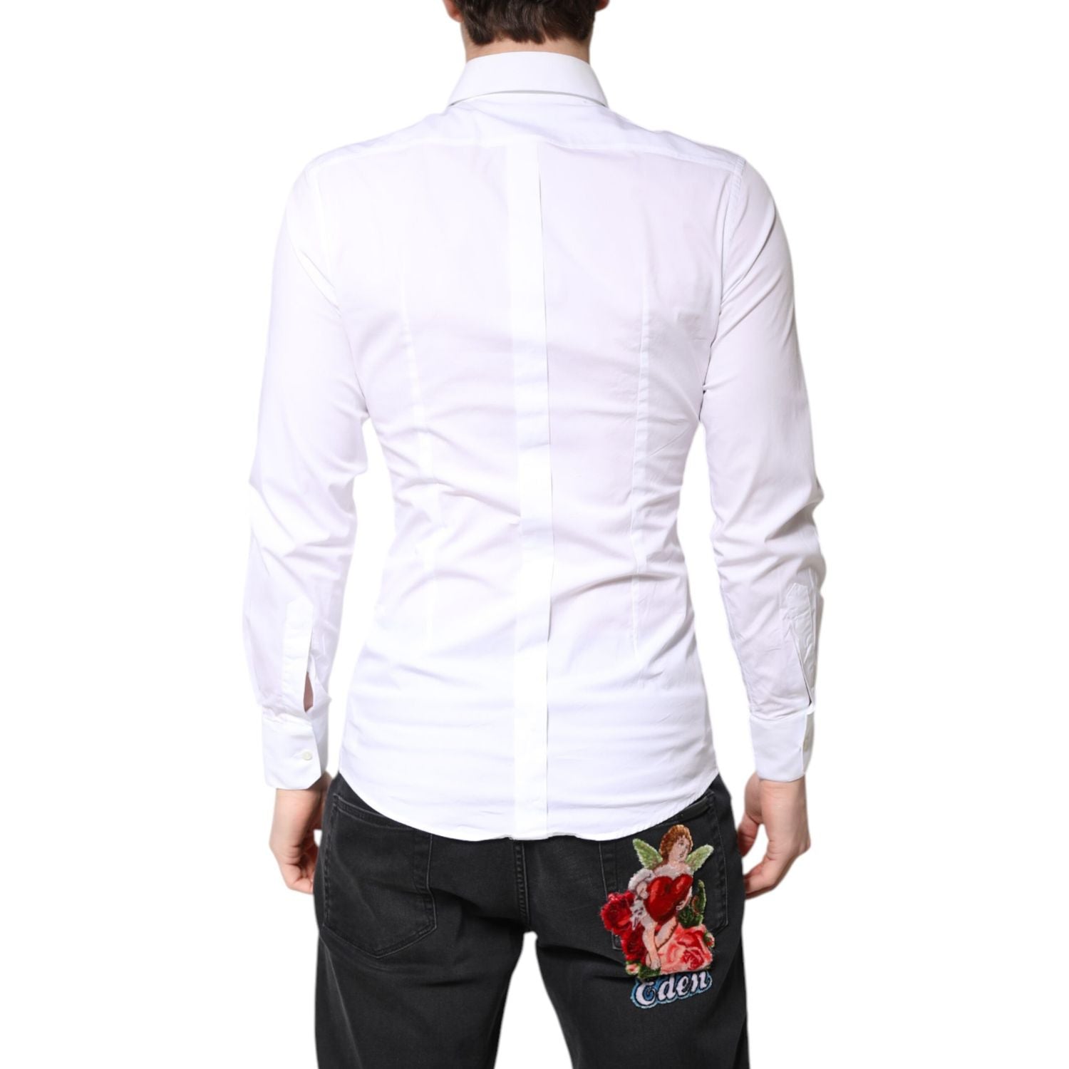 Front view with bag zipped and handles upright.