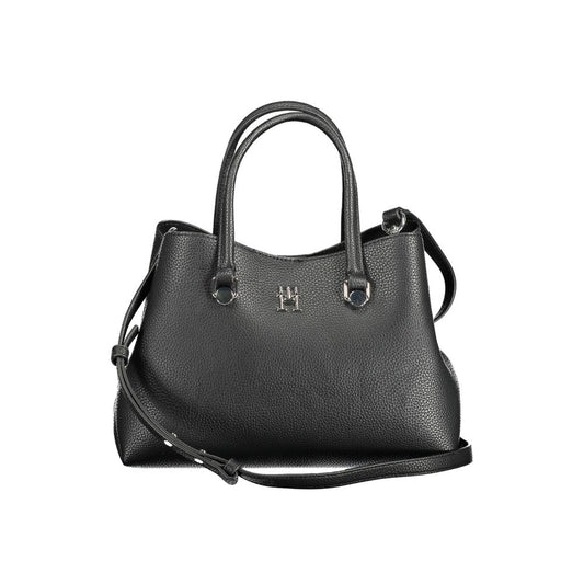 Tommy Hilfiger Black Polyester Women Handbag Tommy Hilfiger Dark Slate Gray