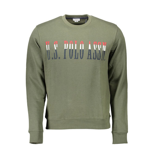 U.S. POLO ASSN. Green Cotton Men Sweater U.S. POLO ASSN. Dim Gray