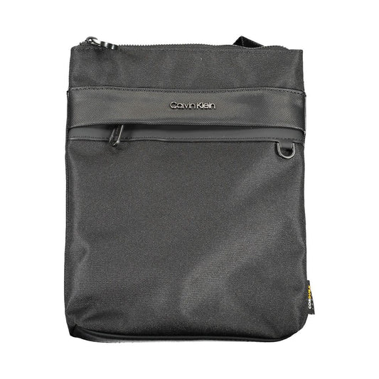 Calvin Klein Black Polyester Men Shoulder Bag Calvin Klein Dark Slate Gray