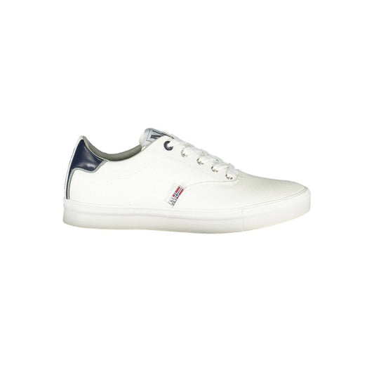 Napapijri White Polyester Men Sneaker Napapijri White Smoke