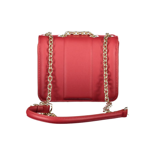 Valentino Bags Red Polyethylene Women Handbag Valentino Bags Maroon