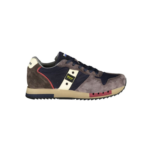 Blauer Sleek Blue Designer Sneakers with Contrast Accents Blauer Dark Slate Gray