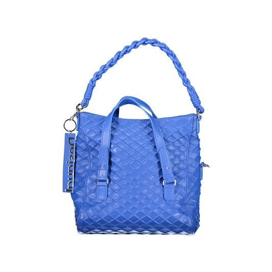 Desigual Blue Polyethylene Women Handbag Desigual Royal Blue