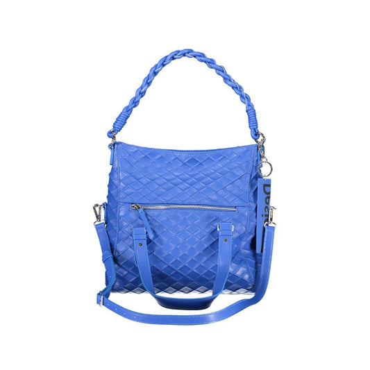 Desigual Blue Polyethylene Women Handbag Desigual Royal Blue