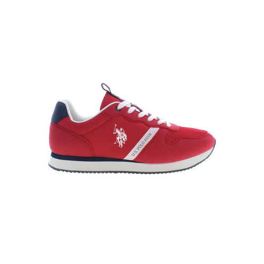U.S. POLO ASSN. Red Polyester Men Sneaker U.S. POLO ASSN. Brown