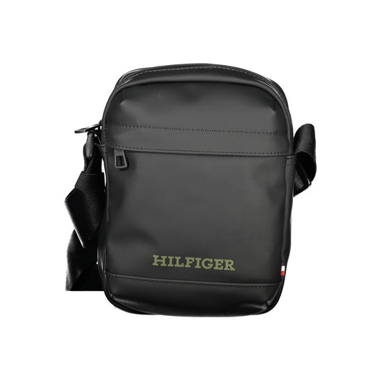 Tommy Hilfiger Black Polyethylene Shoulder Bag Tommy Hilfiger Dark Slate Gray