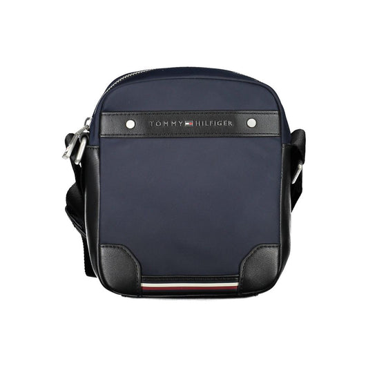 Tommy Hilfiger Blue Polyester Men Shoulder Bag Tommy Hilfiger Dark Slate Gray