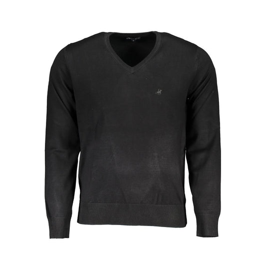 U.S. Grand Polo Black Nylon Sweater U.S. Grand Polo Dark Slate Gray