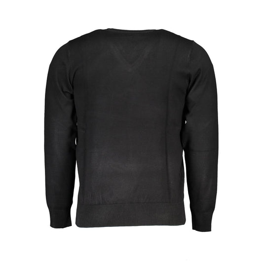U.S. Grand Polo Black Nylon Sweater U.S. Grand Polo Dark Slate Gray