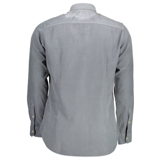 U.S. POLO ASSN. Blue Cotton Men Shirt U.S. POLO ASSN. Light Slate Gray