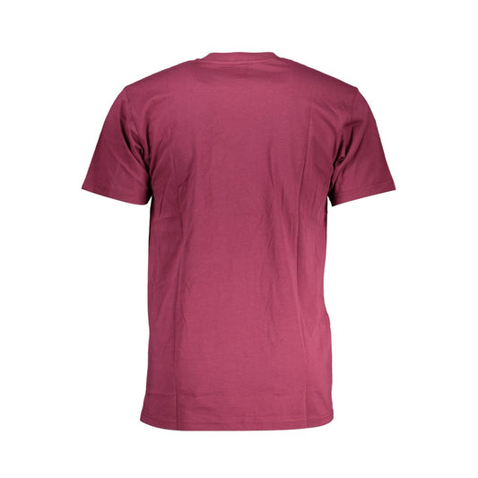Vans Purple Cotton Men T-Shirt Vans Maroon