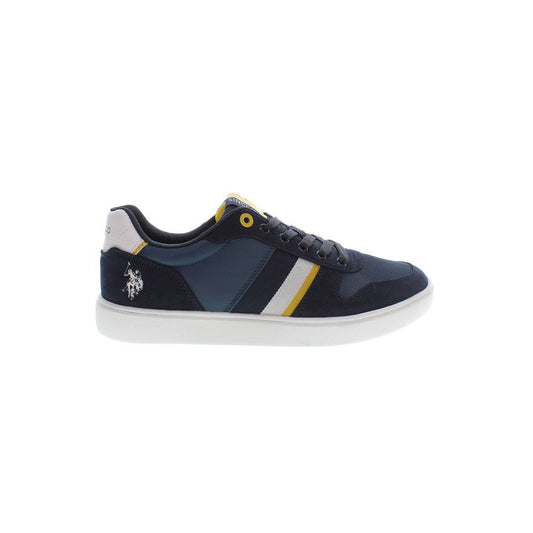 U.S. POLO ASSN. Blue Polyester Men Sneaker U.S. POLO ASSN. Dark Slate Gray