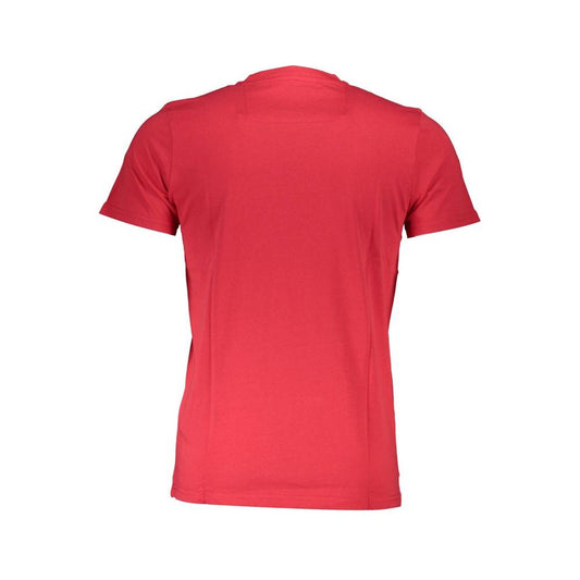 Cavalli Class Red Cotton T-Shirt Cavalli Class Maroon