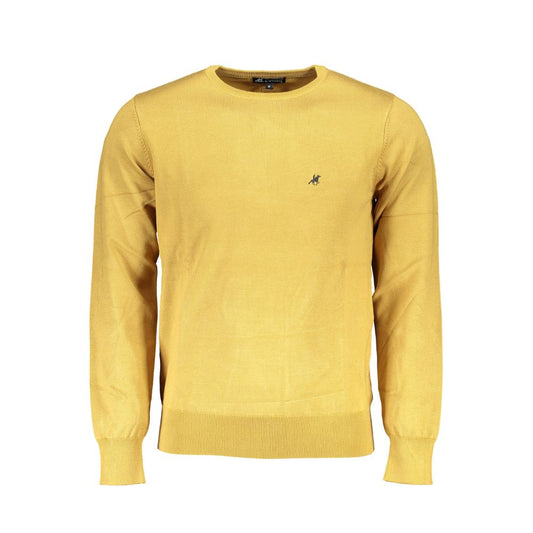 U.S. Grand Polo Yellow Nylon Sweater U.S. Grand Polo Light Goldenrod