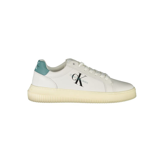 Calvin Klein Sleek White Sneakers with Eco-Conscious Design Calvin Klein Light Gray