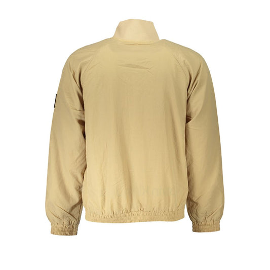 Calvin Klein Beige Long Sleeved Sports Jacket Calvin Klein Tan