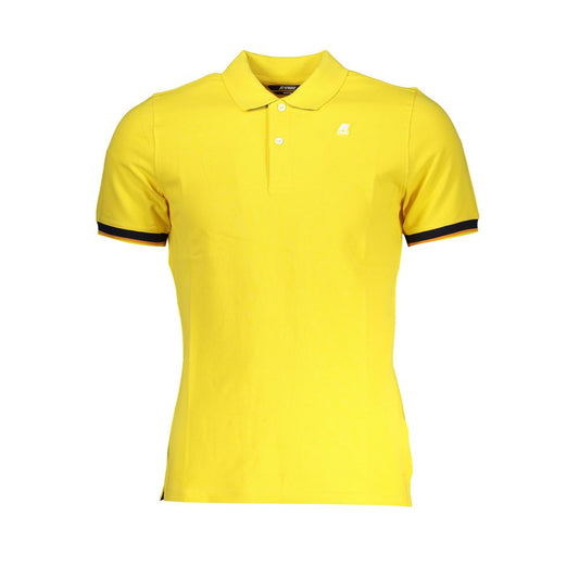 K-WAY Sunshine Yellow Cotton Blend Polo K-WAY Gold