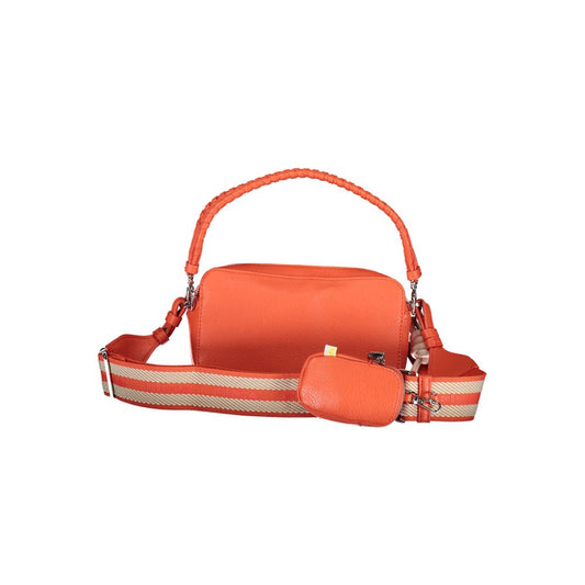 Desigual Pink Polyethylene Handbag Desigual Tomato