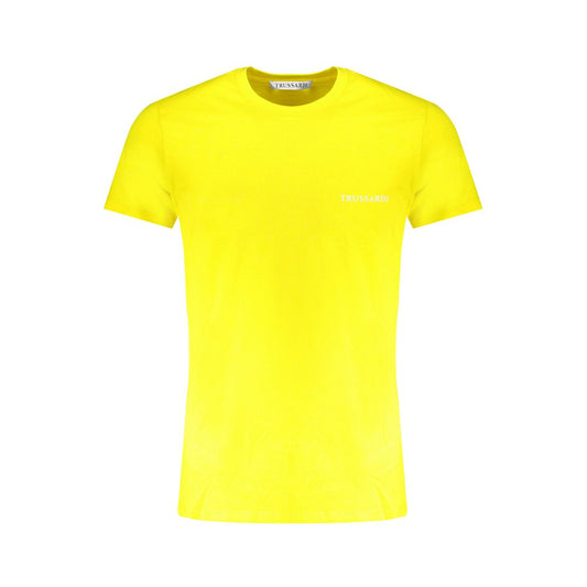 Trussardi Yellow Cotton T-Shirt Trussardi Yellow