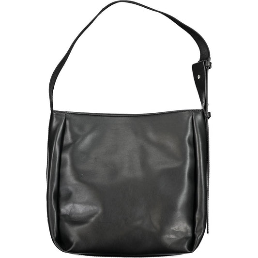Calvin Klein Black Polyester Handbag Calvin Klein Dark Slate Gray