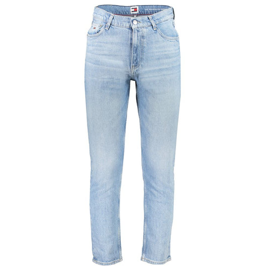 Tommy Hilfiger Light Blue Cotton Jeans & Pant Tommy Hilfiger Light Steel Blue