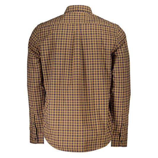 Timberland Yellow Cotton Shirt Timberland Dim Gray