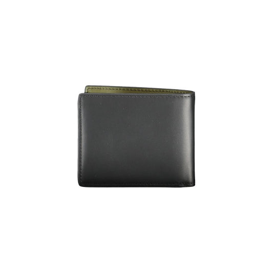 Tommy Hilfiger Black Leather Wallet Tommy Hilfiger Dark Slate Gray