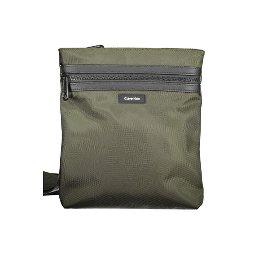 Calvin Klein Green Polyester Shoulder Bag Calvin Klein Dim Gray