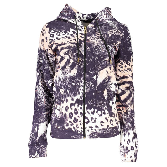 Cavalli Class Pink Cotton Women Sweater Cavalli Class Dark Slate Gray