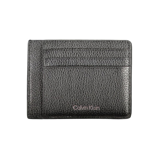 Calvin Klein Black Leather Wallet Calvin Klein Dark Slate Gray