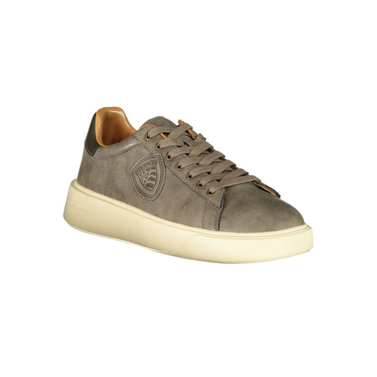 Blauer Beige Polyester Sneaker Blauer Dim Gray