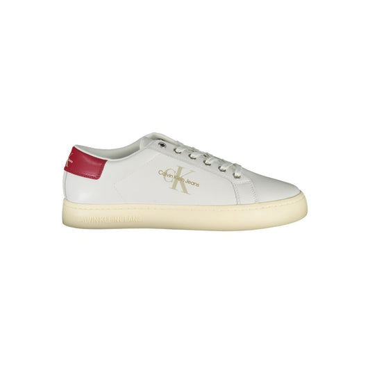 Calvin Klein Eco-Conscious White Lace-up Sneakers Calvin Klein Light Gray