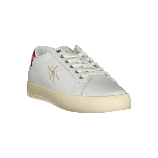 Calvin Klein Eco-Conscious White Lace-up Sneakers Calvin Klein Gray