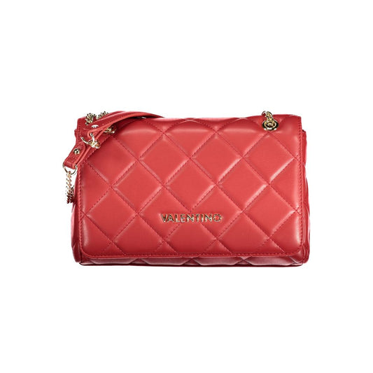 Valentino Bags Red Polyethylene Handbag Valentino Bags Maroon