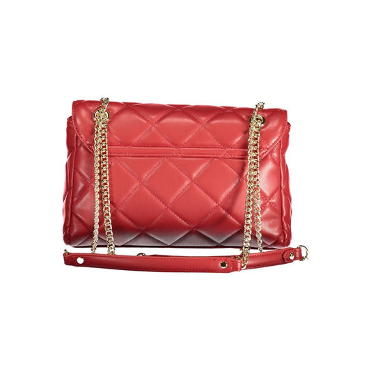 Valentino Bags Red Polyethylene Handbag Valentino Bags Maroon