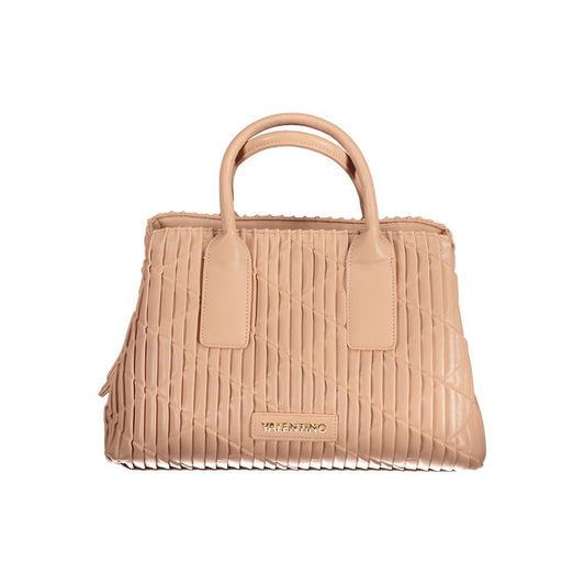 Valentino Bags Pink Polyethylene Handbag Valentino Bags Tan