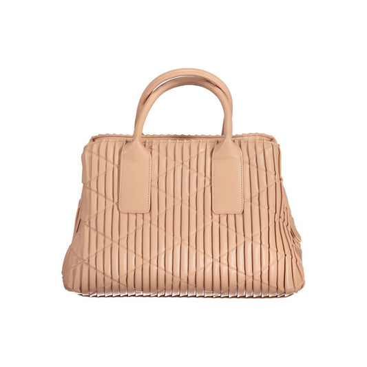 Valentino Bags Pink Polyethylene Handbag Valentino Bags Tan