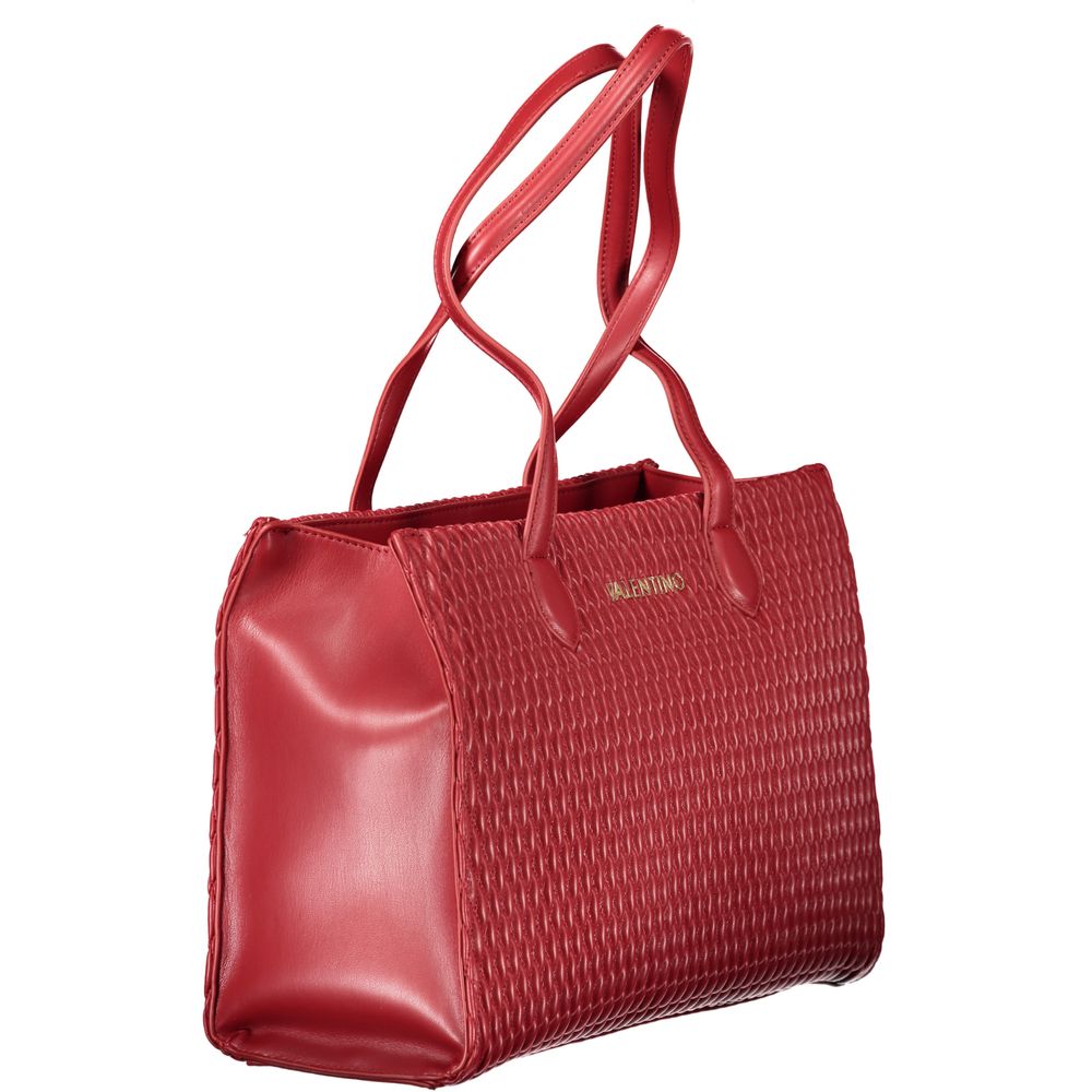 Front view with bag zipped and handles upright.