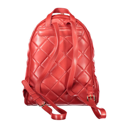 Valentino Bags Red Polyethylene Women Backpack Valentino Bags Maroon