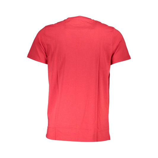 Cavalli Class Red Cotton T-Shirt Cavalli Class Tomato