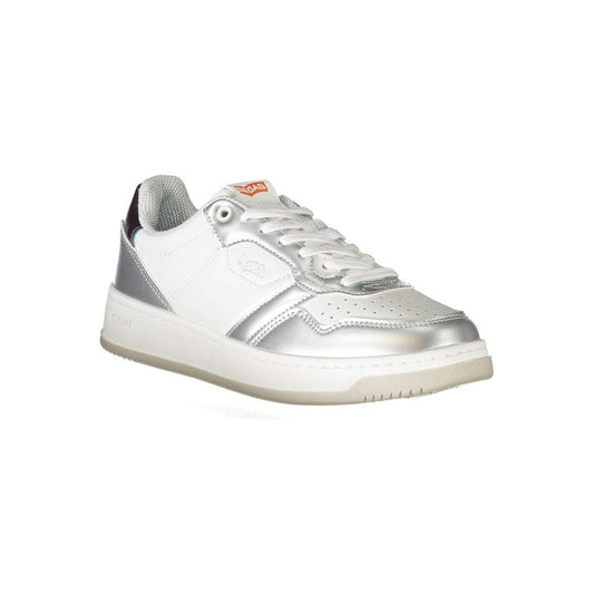 Gas White Polyester Sneaker Gas Light Gray