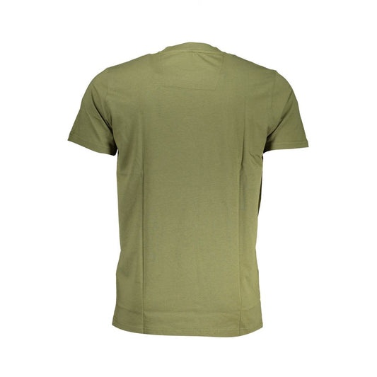Cavalli Class Green Cotton T-Shirt Cavalli Class Dim Gray