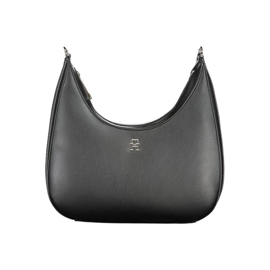 Tommy Hilfiger Black Polyester Handbag Tommy Hilfiger Dark Slate Gray