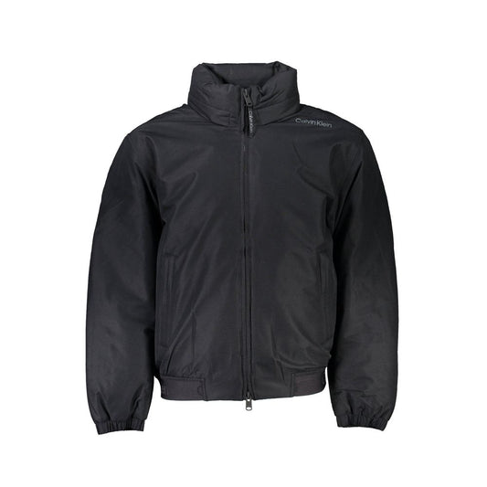 Calvin Klein Elegant Waterproof Long-Sleeved Jacket Calvin Klein Dark Slate Gray