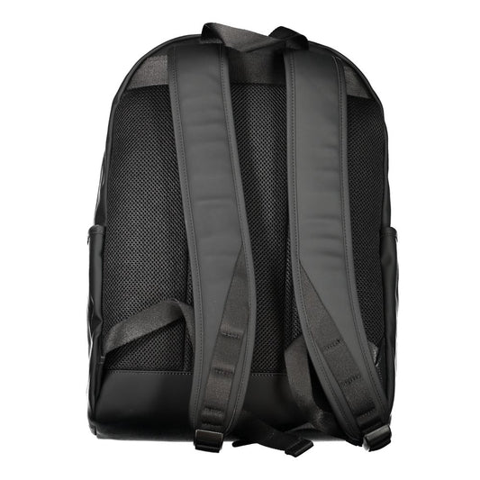 Tommy Hilfiger Black Polyester Backpack Tommy Hilfiger Dark Slate Gray