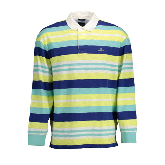 Gant Yellow Cotton Men Polo Shirt Gant Pale Goldenrod