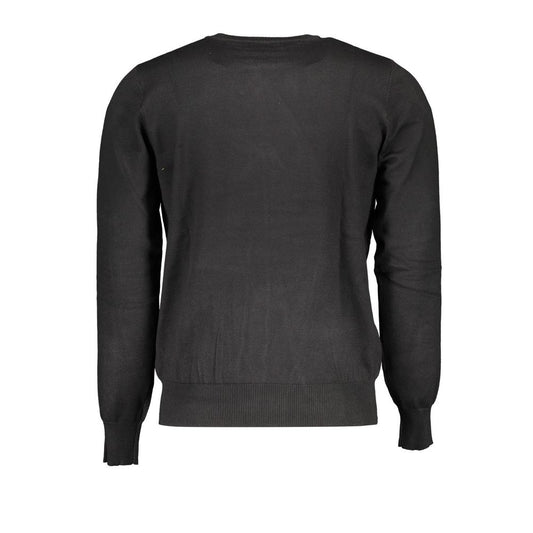 U.S. Grand Polo Black Nylon Sweater U.S. Grand Polo Dark Slate Gray