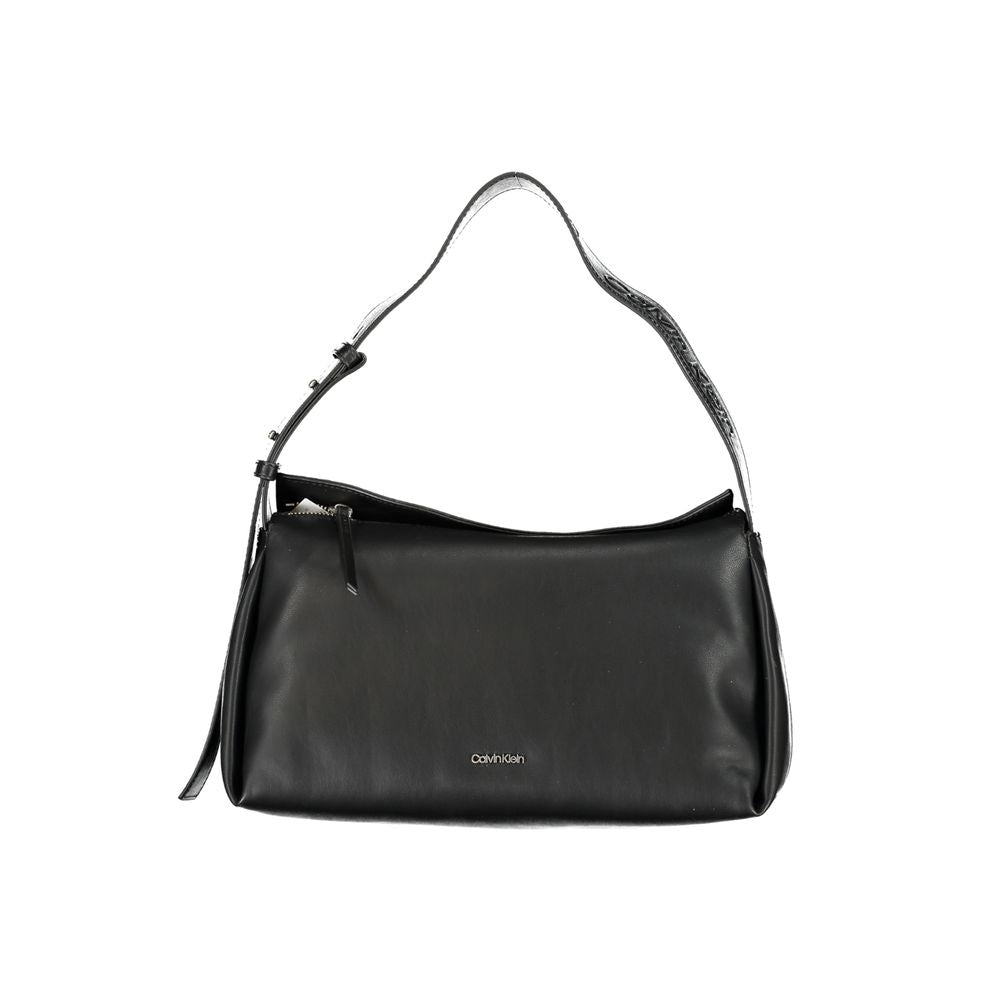 Front view with bag zipped and handles upright.