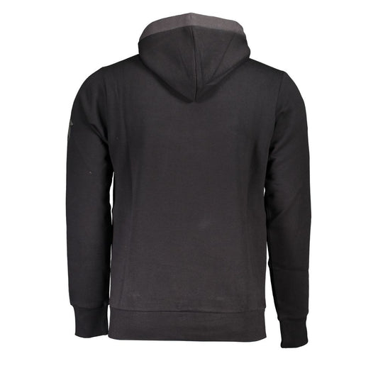 U.S. Grand Polo Sleek Hooded Fleece Sweatshirt with Contrast Details U.S. Grand Polo Dark Slate Gray